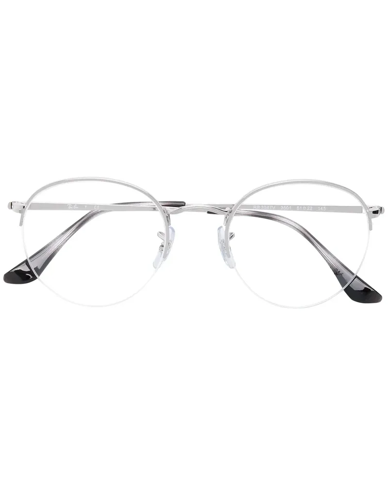 Ray Ban Runde Brille - Silber Silber