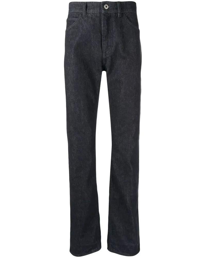 Ferragamo Gerade Jeans mit Gancini-Patch - 141142 141142
