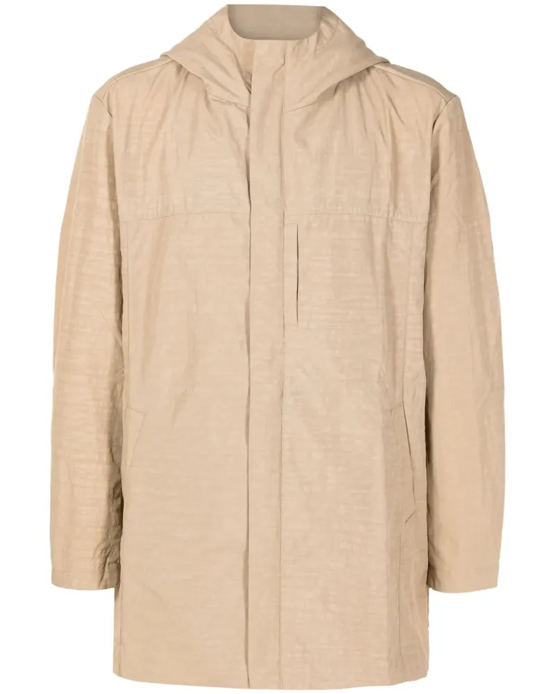 Osklen Leichte Kapuzenjacke - Braun Braun