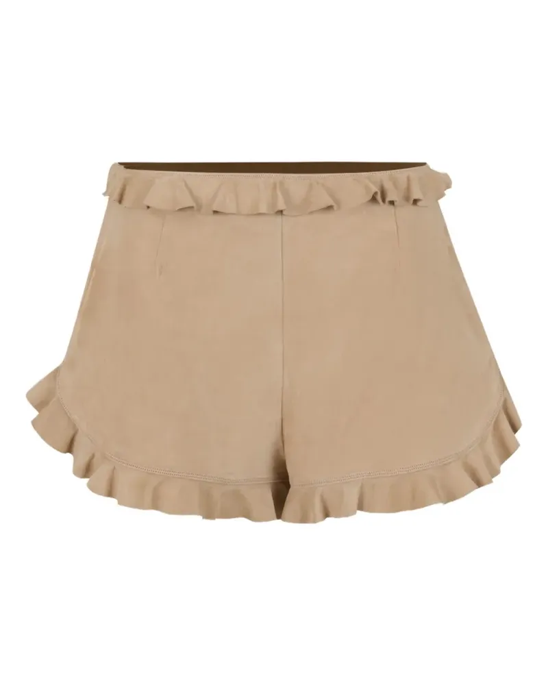 Marni Shorts aus Wildleder - Nude Nude