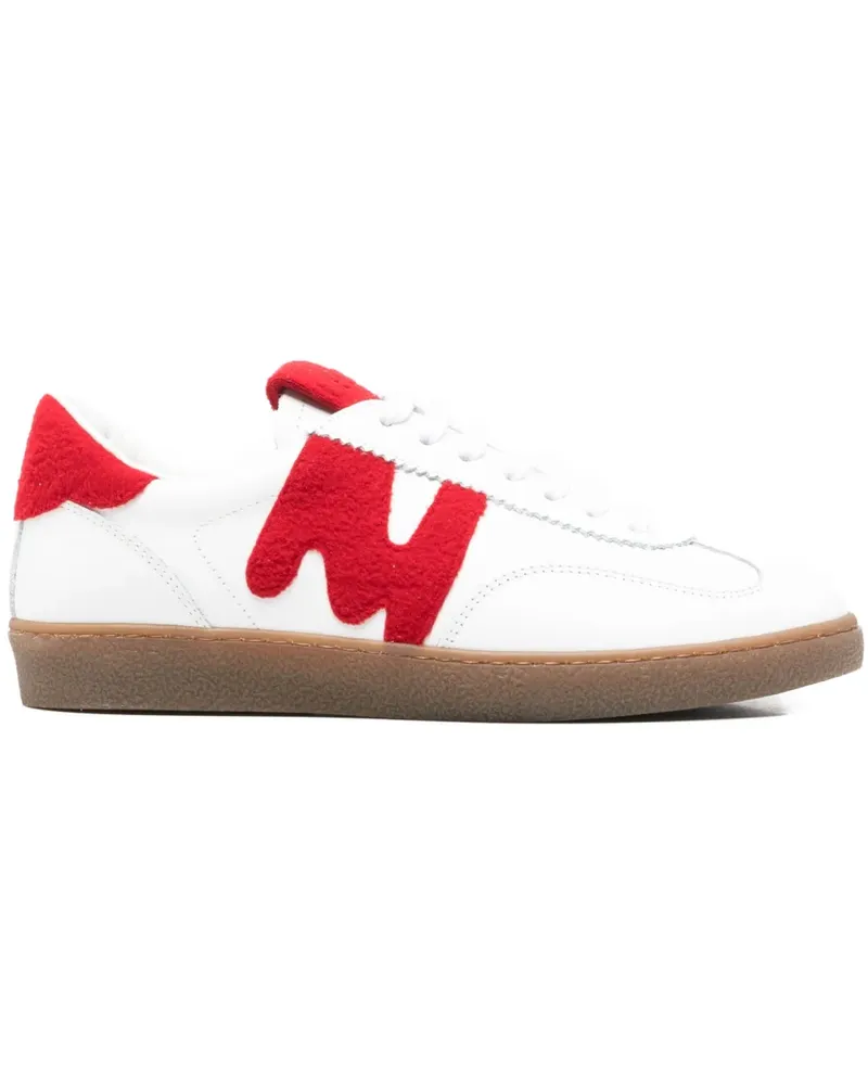 MSGM Sneakers aus Leder - Weiß Weiß