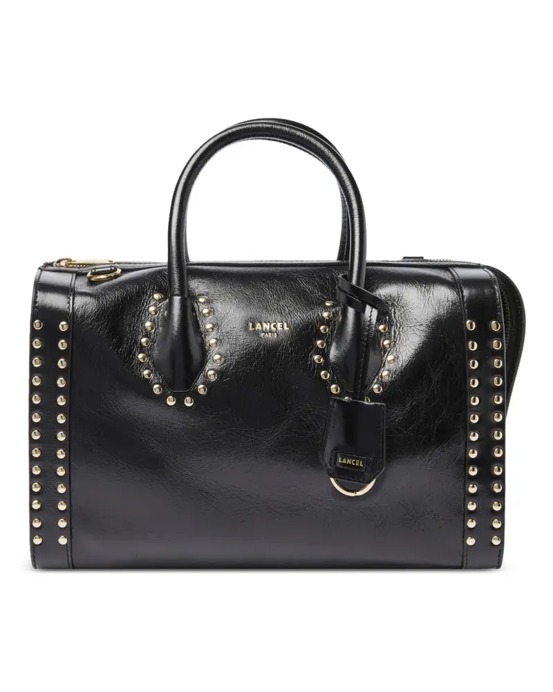 Lancel BCBG Bowlingtasche mit Nieten - Schwarz Schwarz