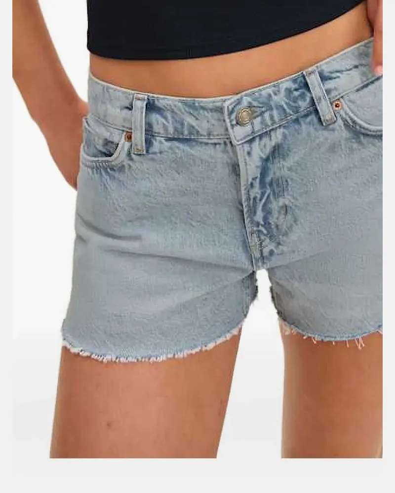 Reformation Sutton Shorts - Blau Blau
