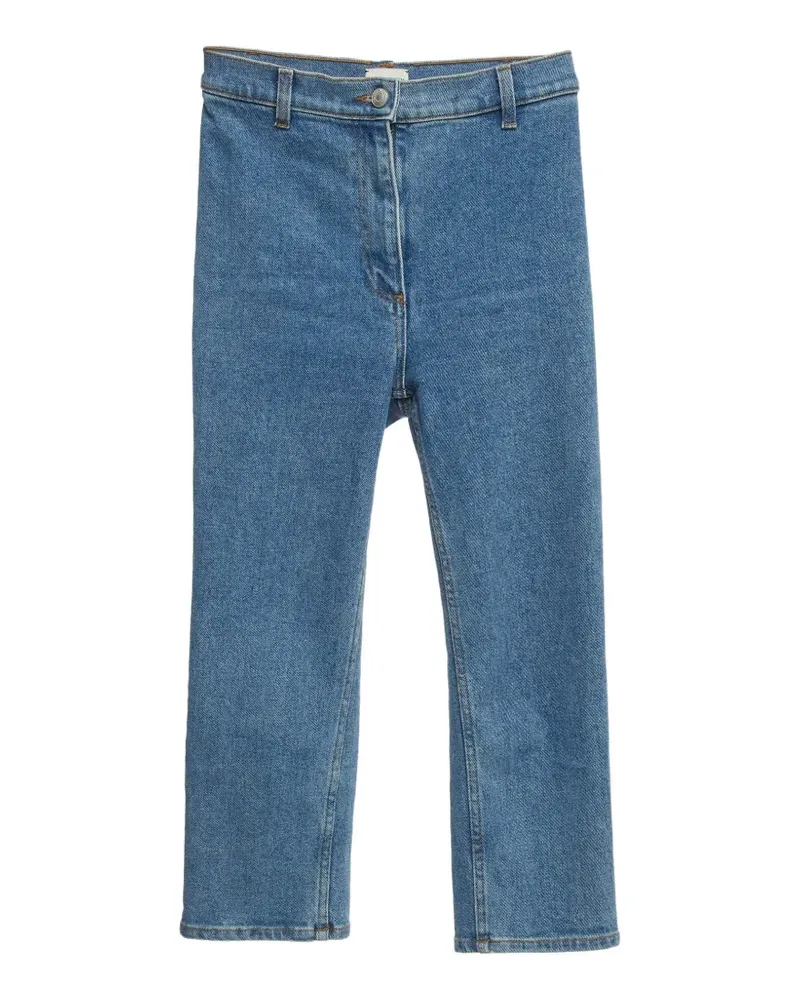 Magda Butrym cropped jeans - Blau Blau