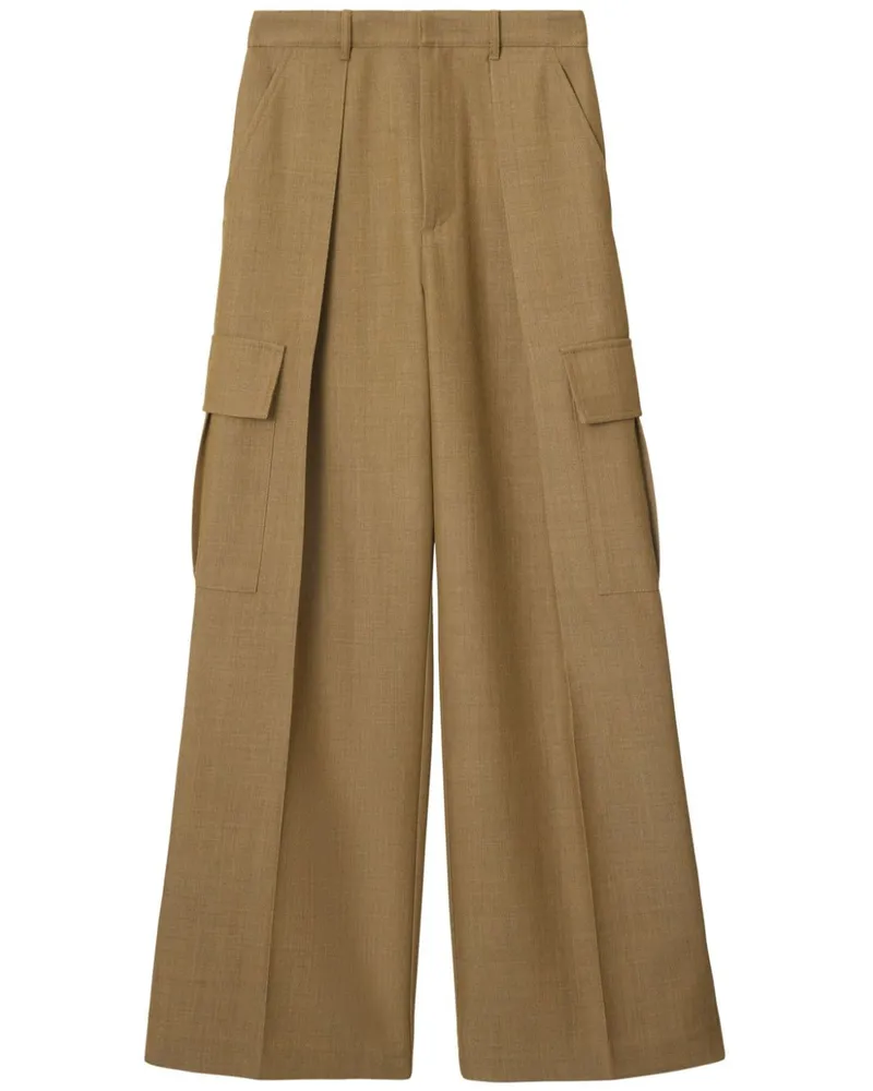 Burberry Cargohose mit weitem Bein - Braun Braun