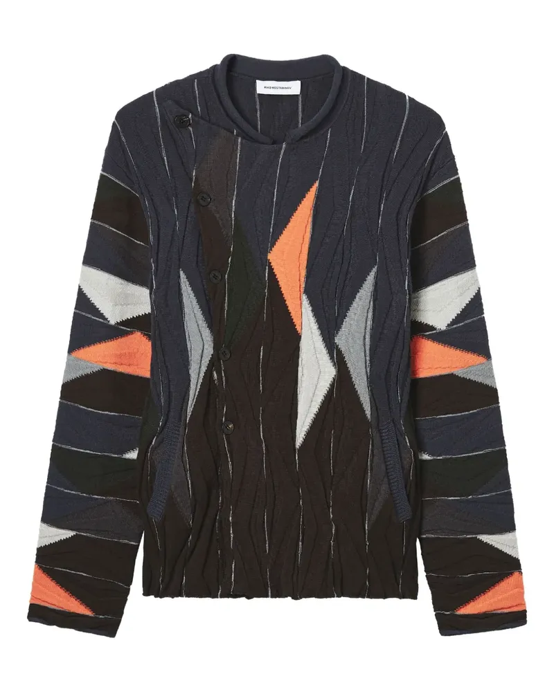 KIKO KOSTADINOV Cardigan mit geometrischem Muster - Blau Blau