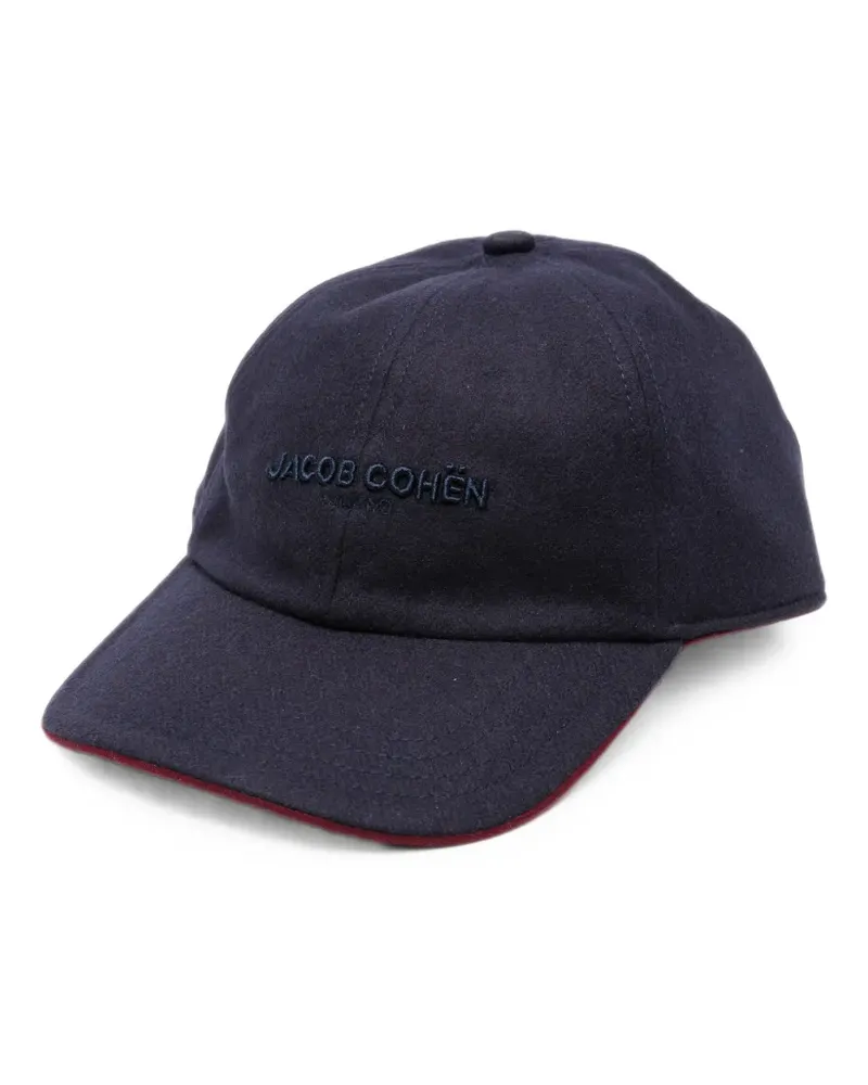 Jacob Cohën logo-embroidered baseball cap - Blau Blau