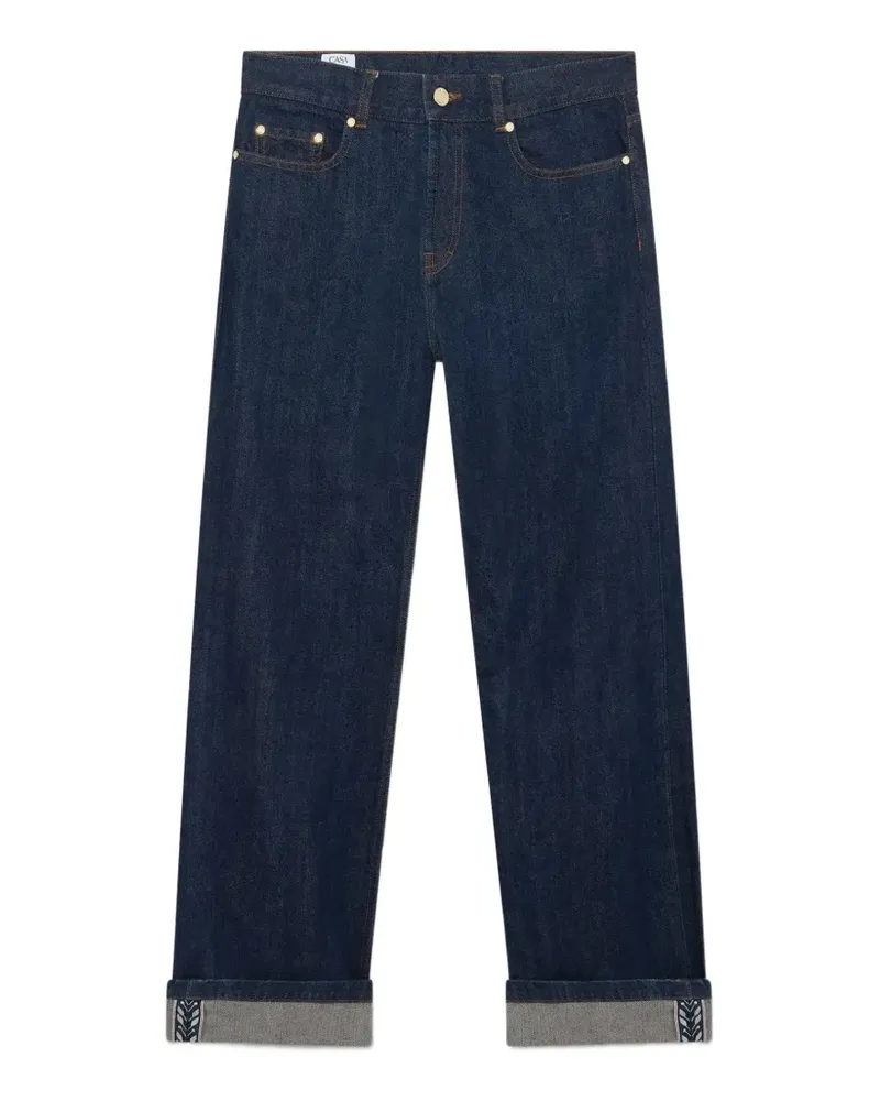Casablanca Paris Jeans mit Logo-Stickerei - Blau Blau