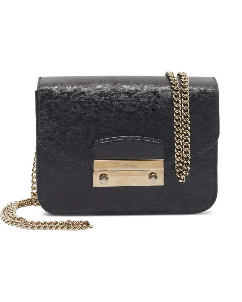 Furla Metropolis Umhängetasche - Schwarz Schwarz
