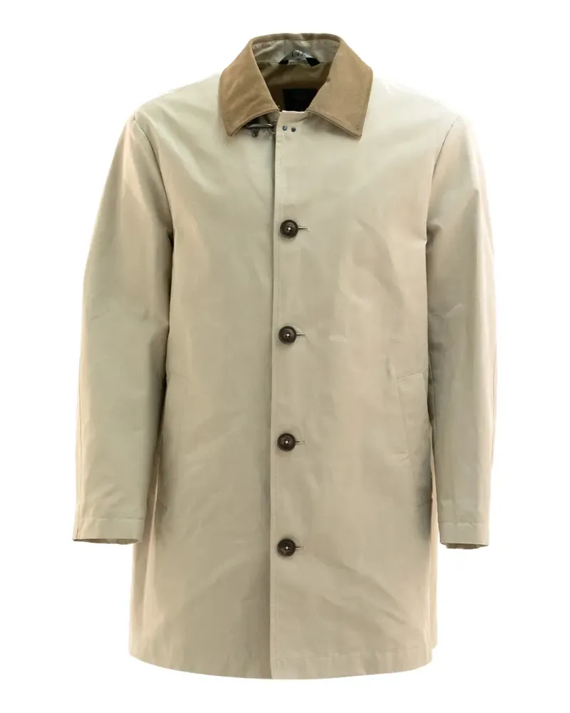 Fay Regenmantel mit Kontrastkragen - Nude Nude