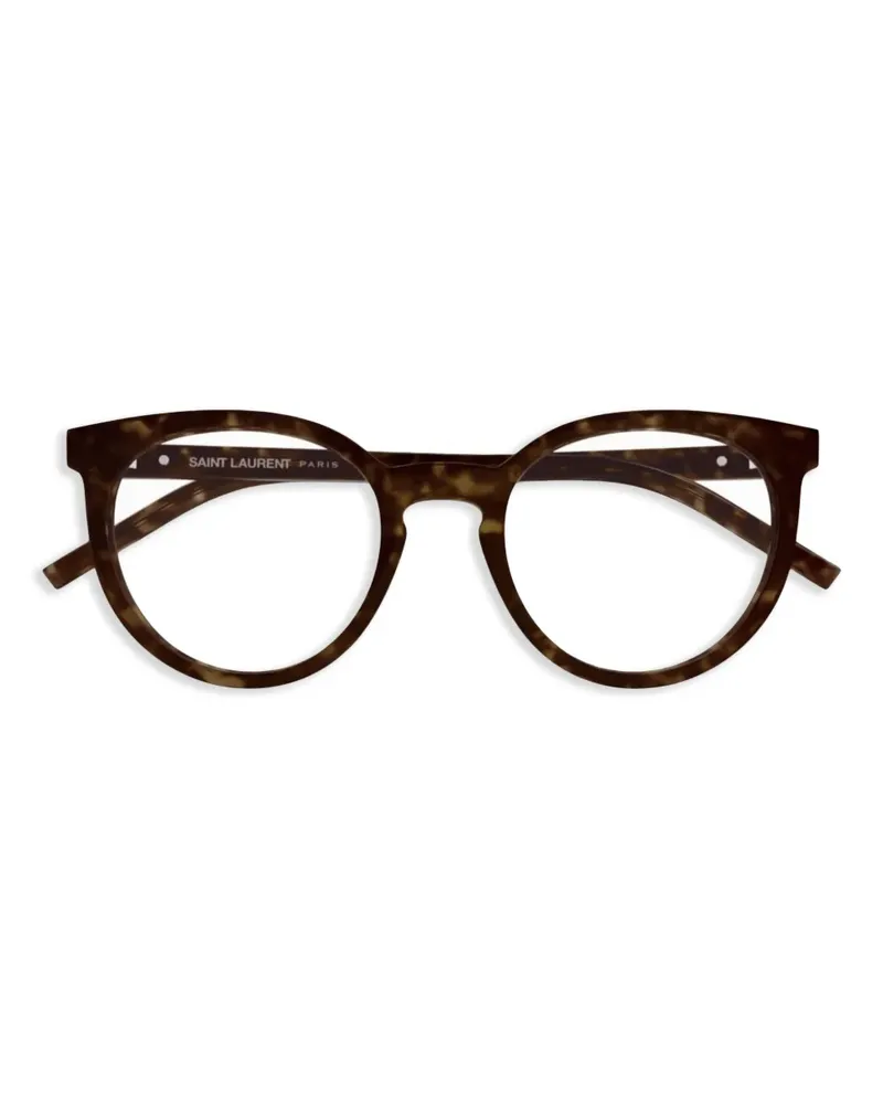 Saint Laurent Brille im Cat-Eye-Design - Braun Braun
