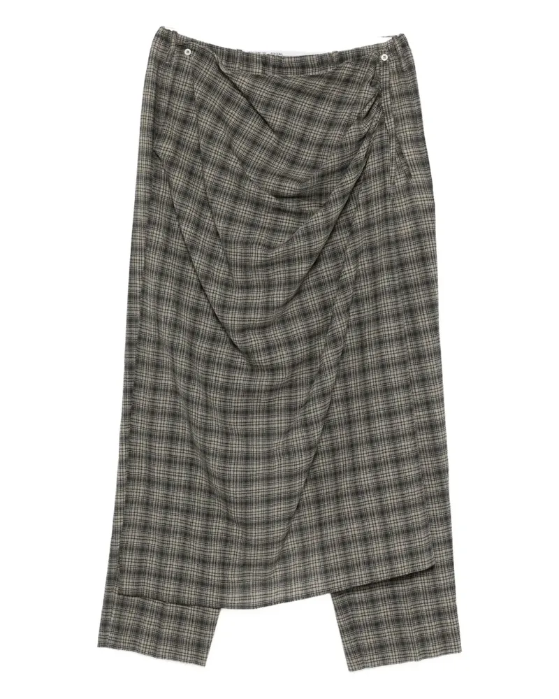 Magliano check-pattern trousers - Braun Braun