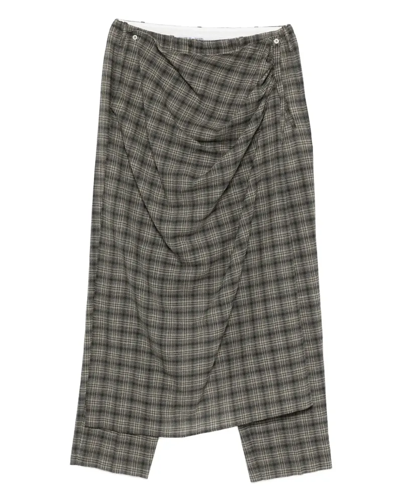 Magliano check-pattern trousers - Braun Braun