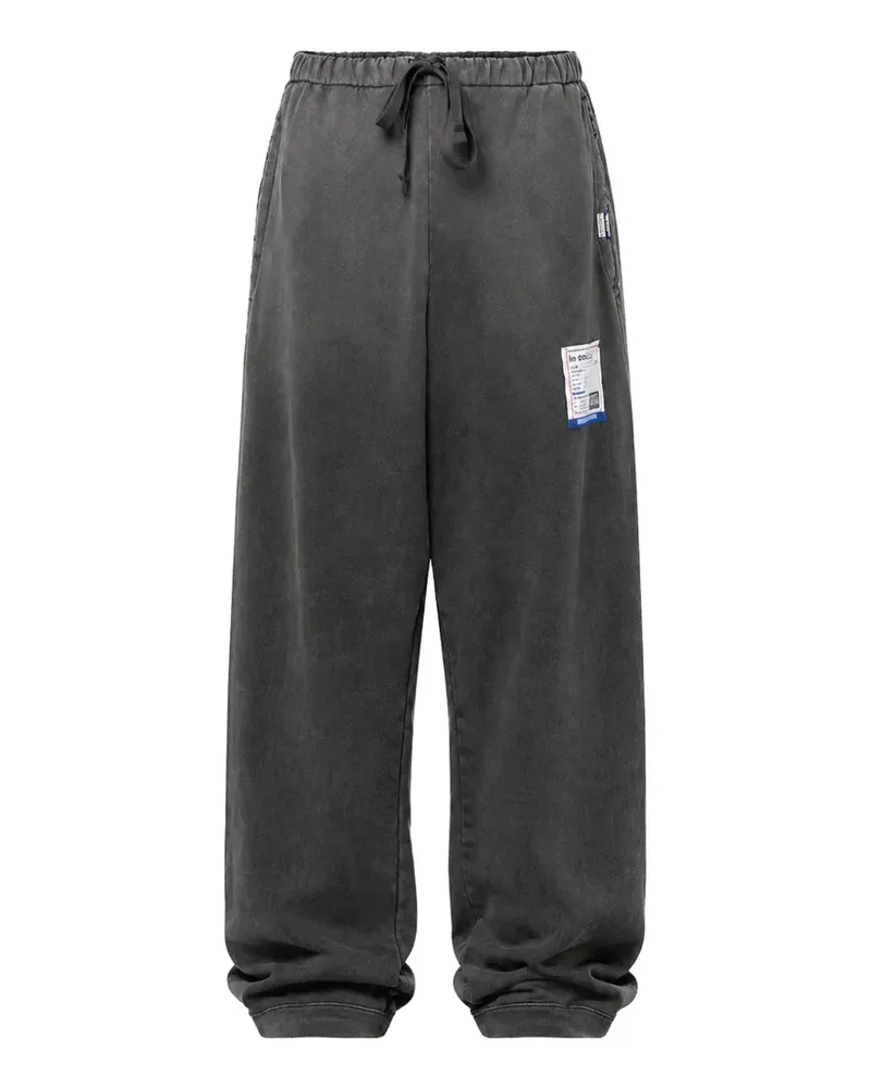 MIHARAYASUHIRO Ausgeblichene Hose im Distressed-Look - Schwarz Schwarz
