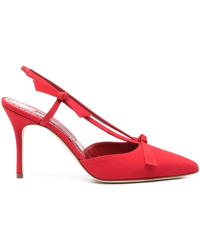 Manolo Blahnik Corintia Pumps 90mm - Rot Rot