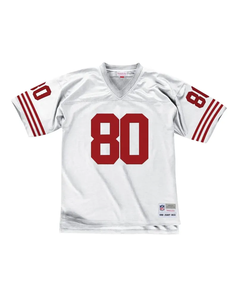 Mitchell & Ness x NFL San Francisco 49ers 1990 Jerry Rice Legacy T-Shirt - Weiß Weiß