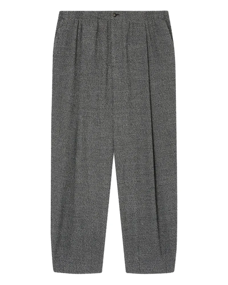 Giorgio Armani pleated tailored trousers - Grau Grau