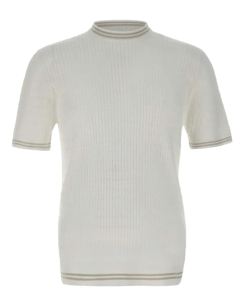 Eleventy T-Shirt aus Baumwolle - Weiß Weiß