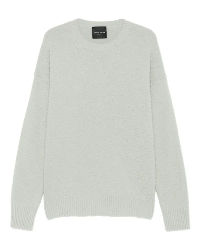 Roberto Collina Strukturierter Pullover - Grün Grün