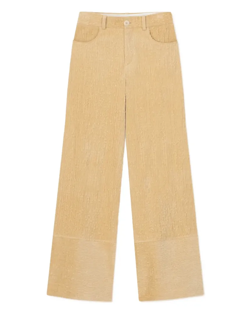 AERON veto corduroy trousers - Nude Nude