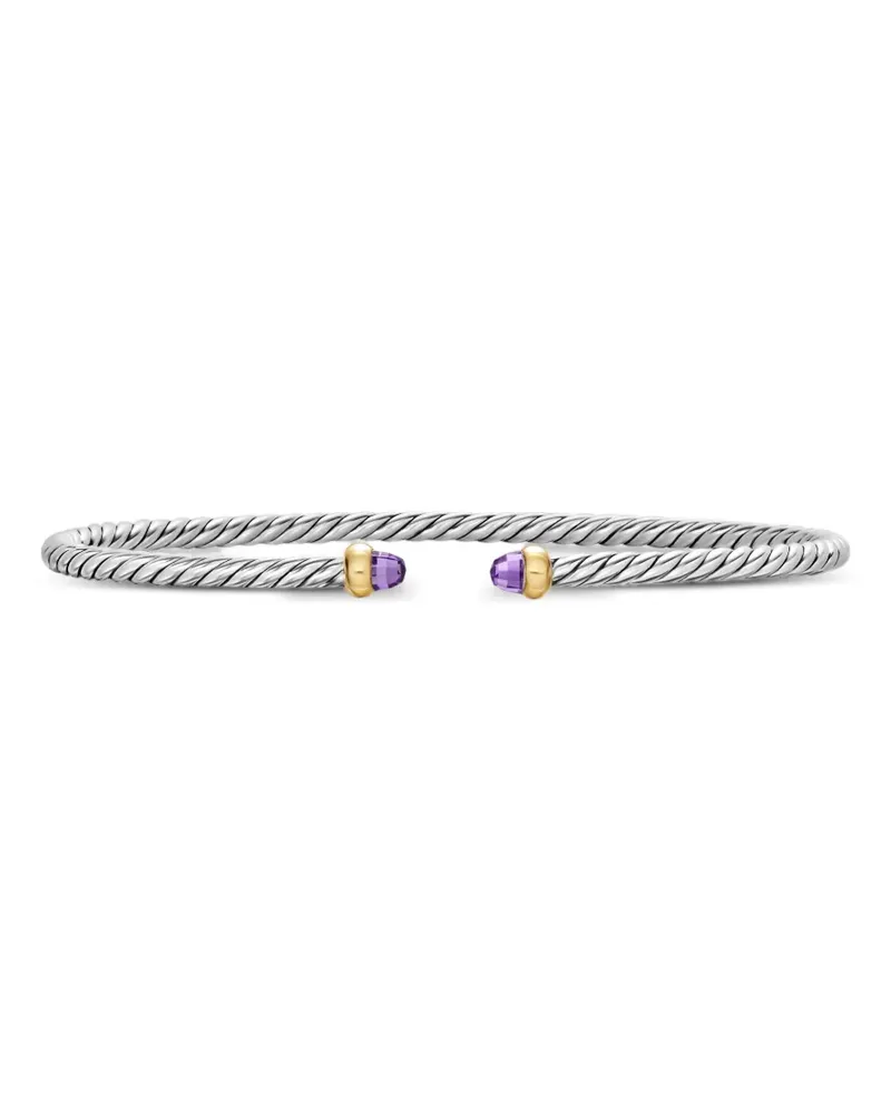 David Yurman micro Cable Flex® bracelet - Silber Silber