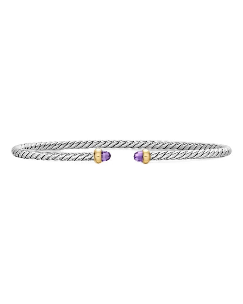 David Yurman micro Cable Flex® bracelet - Silber Silber