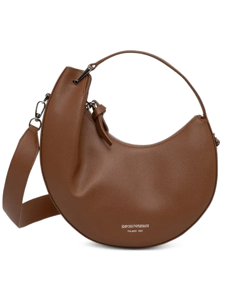 Emporio Armani 1981 mini leather bag - Braun Braun