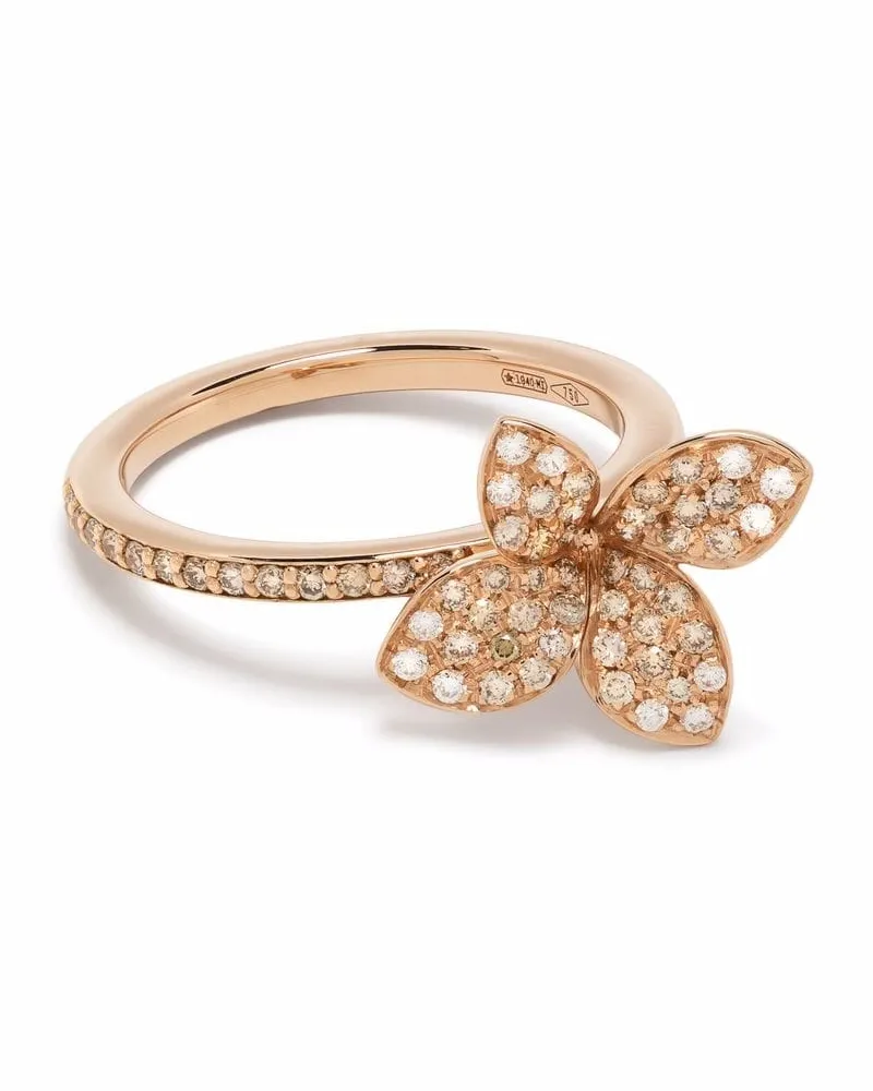 Pasquale Bruni 18kt Rotgoldring mit Diamanten - Rosa Rosa