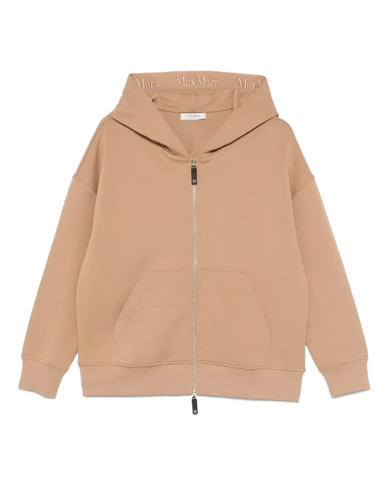 Max Mara Max Mara Kapuzenjacke mit Reißverschluss - Nude Nude