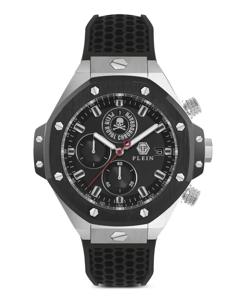 Philipp Plein Chrono Royal Armbanduhr 46mm - Schwarz Schwarz