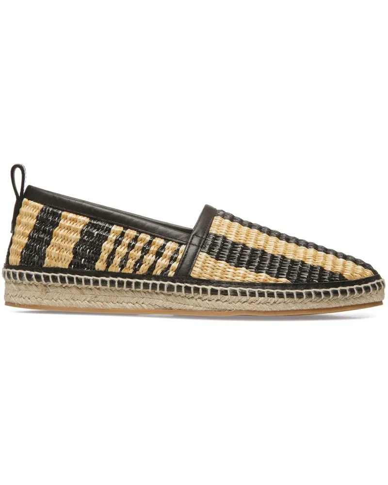 Bally Kory Espadrilles mit Webmuster - Nude Nude