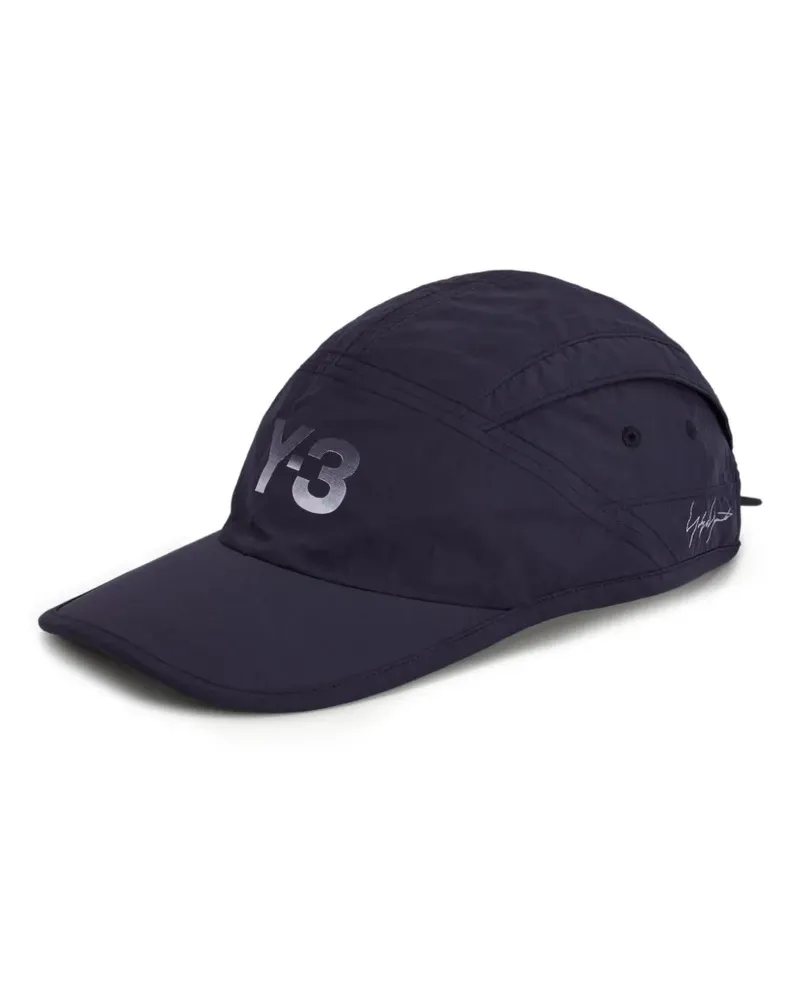 Y-3 logo-detail cap hat - Blau Blau