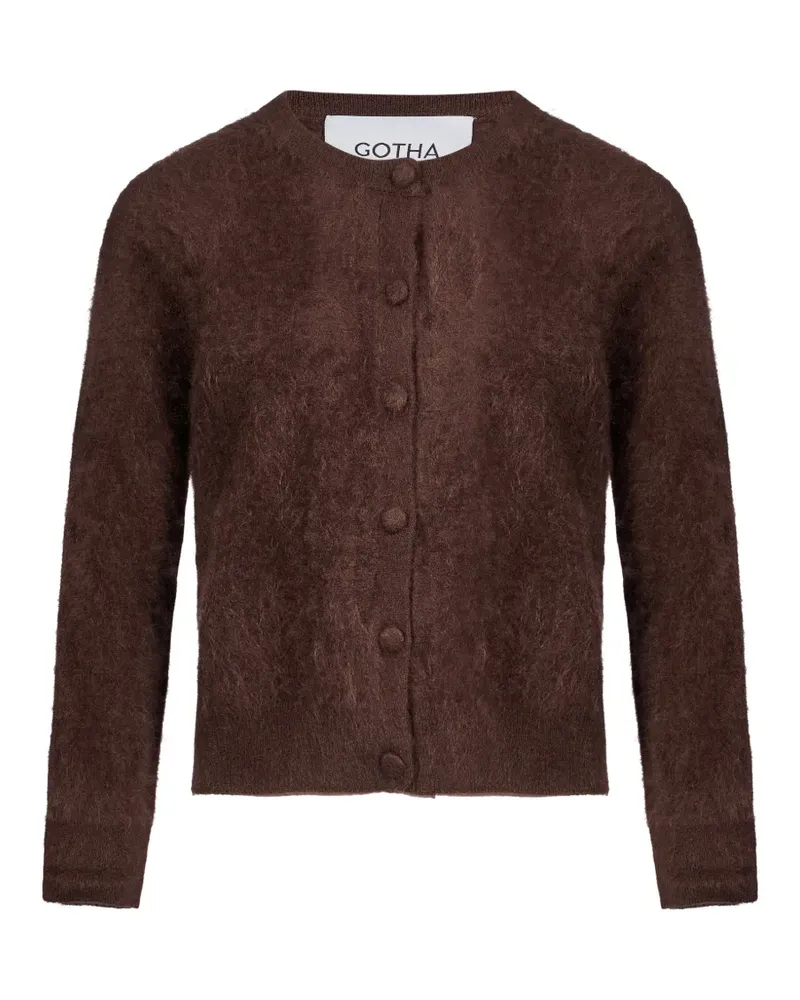 Gotha Cardigan aus Kaschmir - Braun Braun