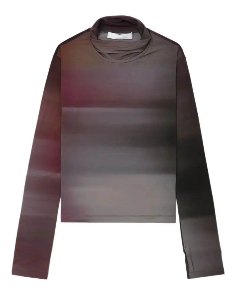 Helmut Lang turtleneck long-sleeved T-shirt - Violett Violett