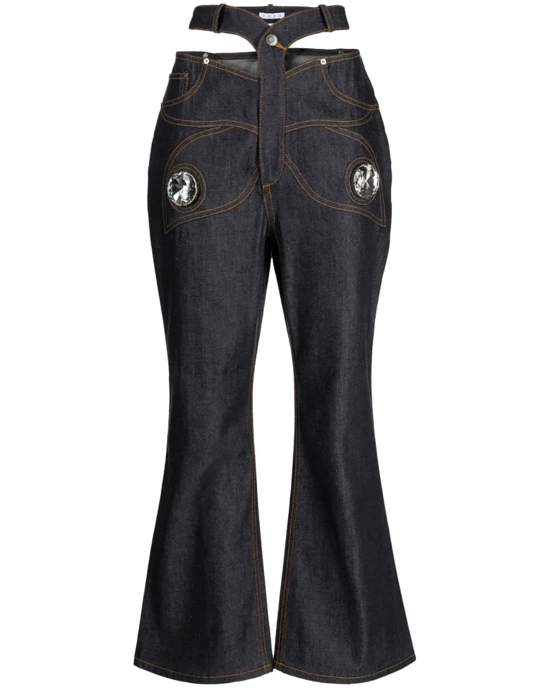 Area Ausgestellte Jeans - Blau Blau