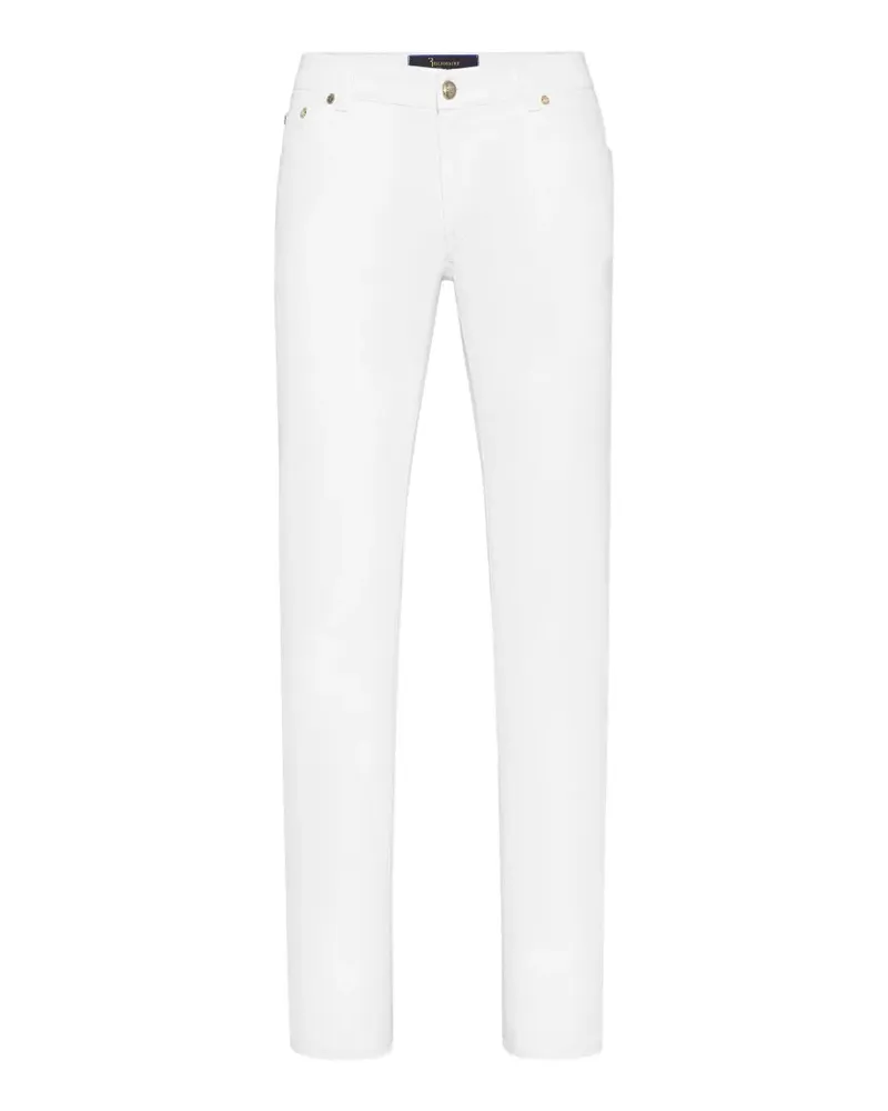 Billionaire Crest straight-cut jeans - Weiß Weiß