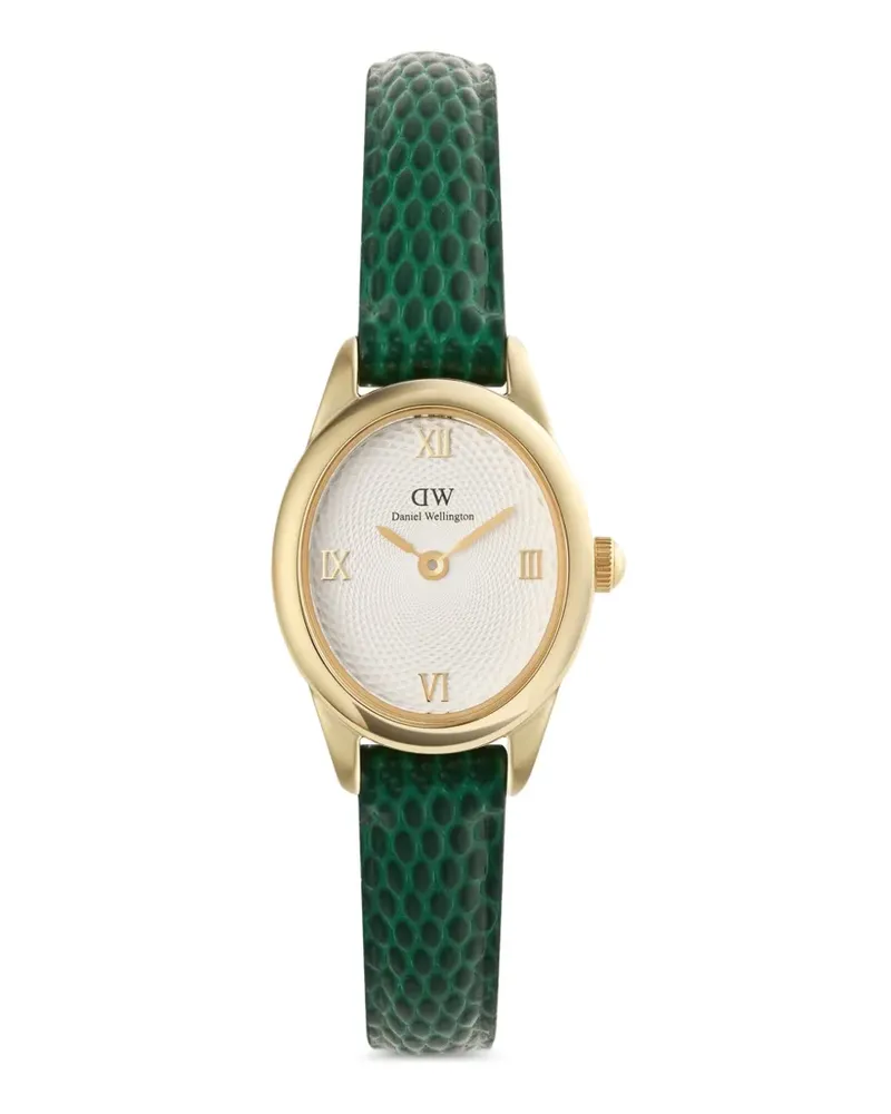Daniel Wellington Ophelia Mini guillochierte Armbanduhr 25mm - Weiß Weiß