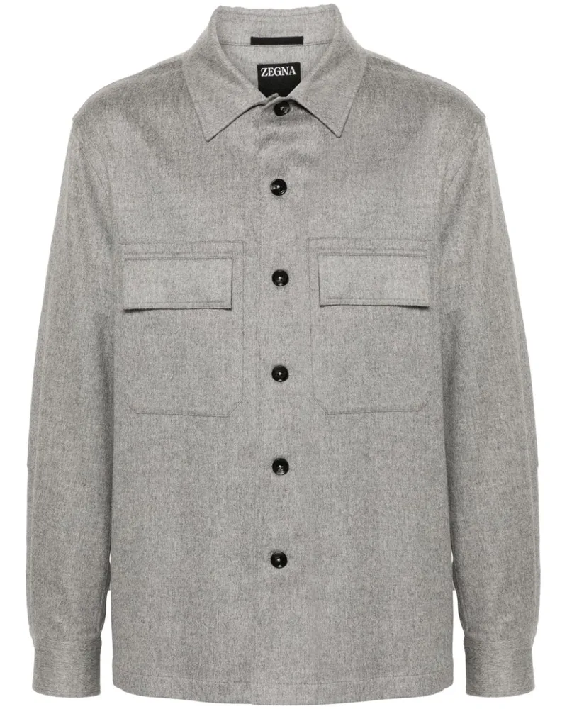 Ermenegildo Zegna Alba Hemdjacke - Grau Grau