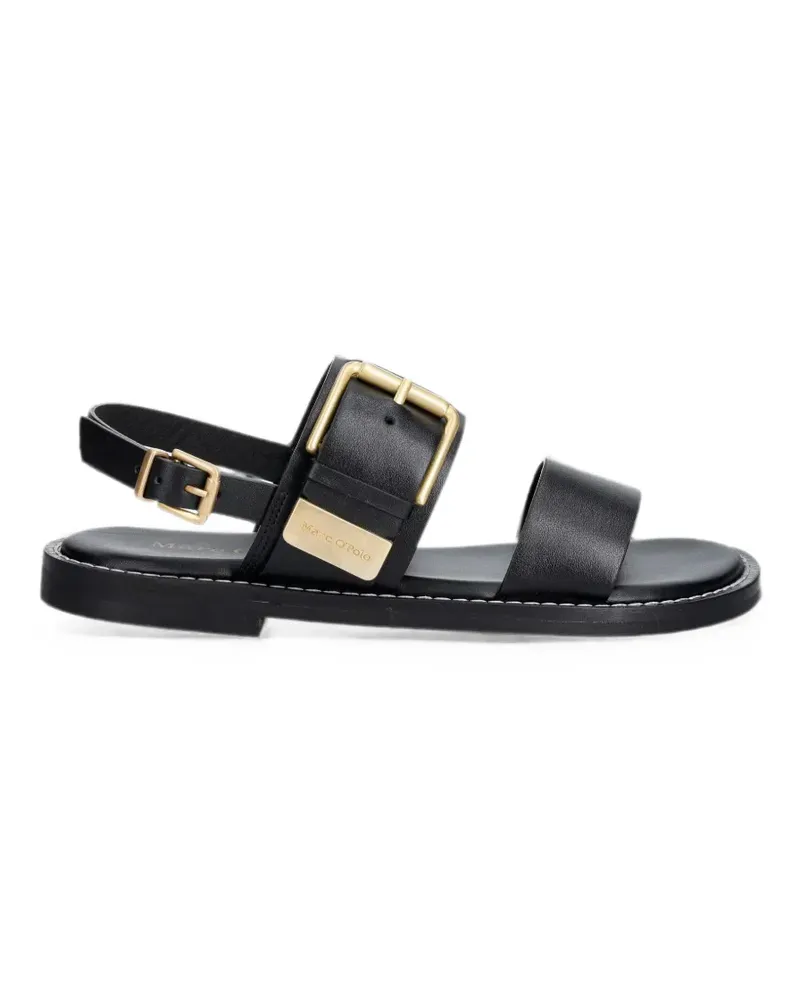 Marc O'Polo buckle-fastening leather sandals - Schwarz Schwarz