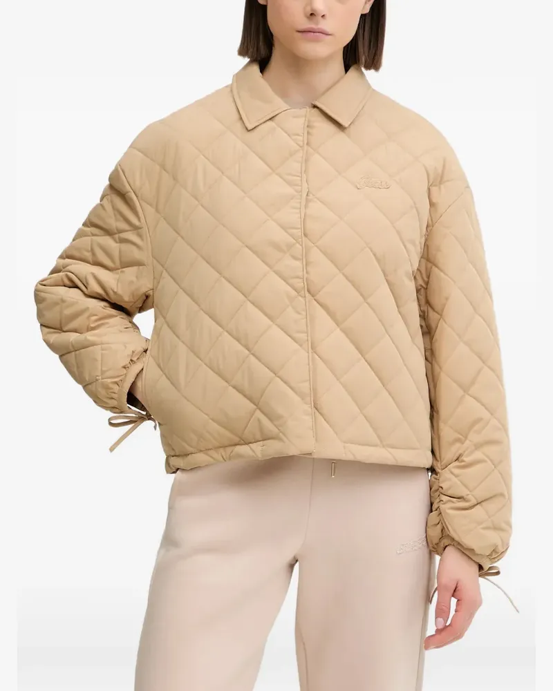 Guess quilted collared jacket - Nude Nude