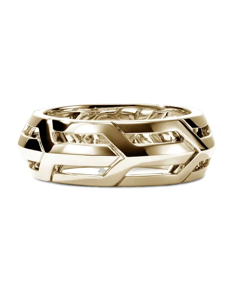 John Hardy Ring mit geometrischem Muster - Gold Gold