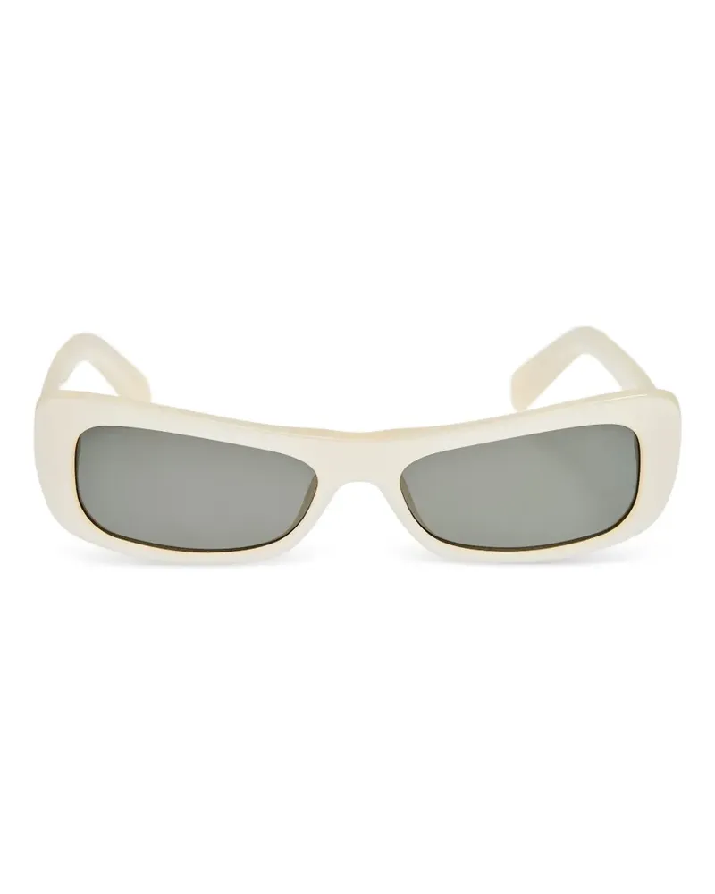 Jacquemus Capri cat-eye sunglasses - Weiß Weiß