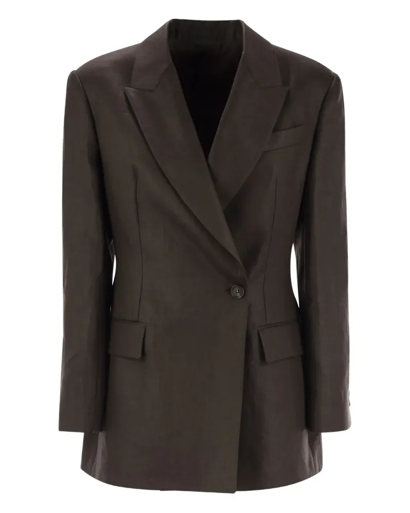 Brunello Cucinelli Doppelreihiges Sakko - Braun Braun