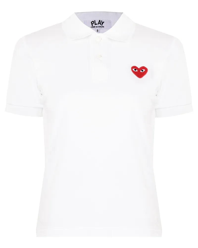 Comme des Garçons Poloshirt mit Logo - Weiß Weiß