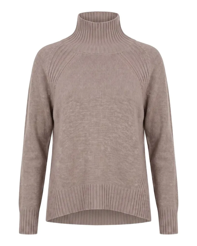Dondup Gerippter Rollkragenpullover - Nude Nude