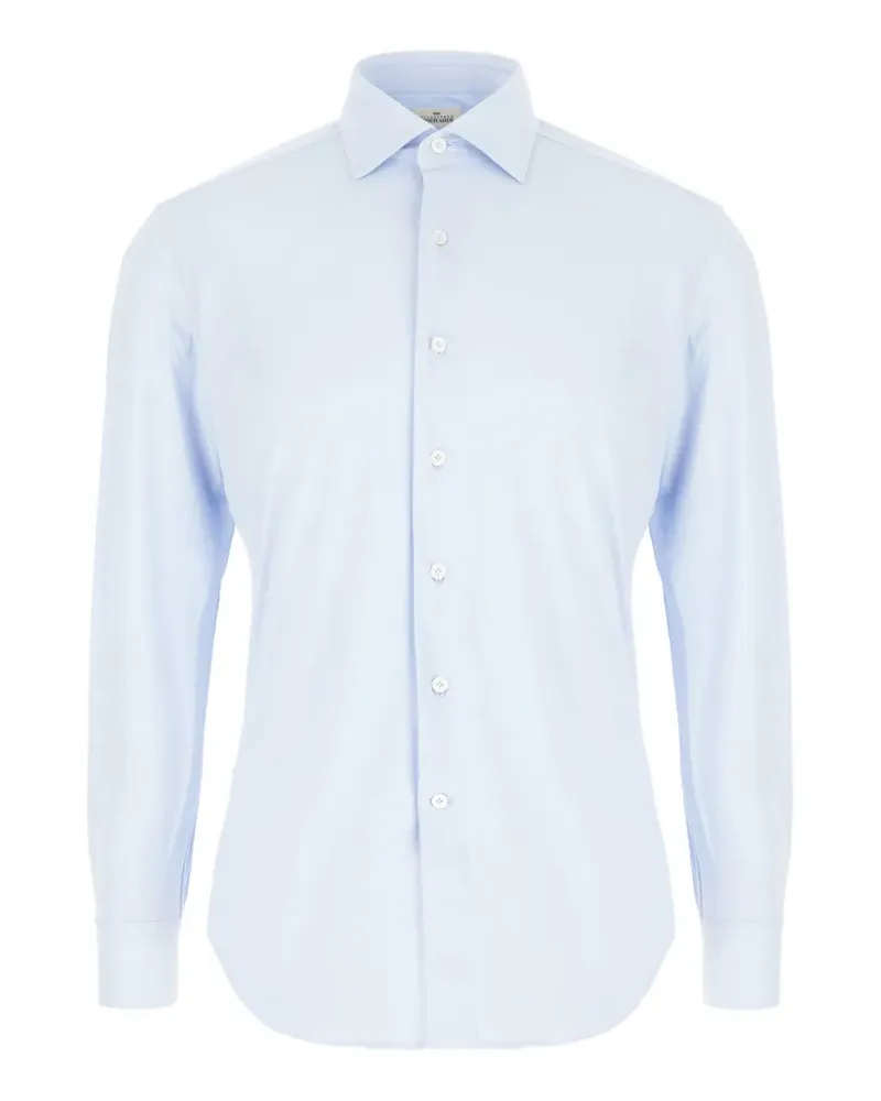 Alessandro Gherardi Hemd mit Eton-Kragen - Blau Blau