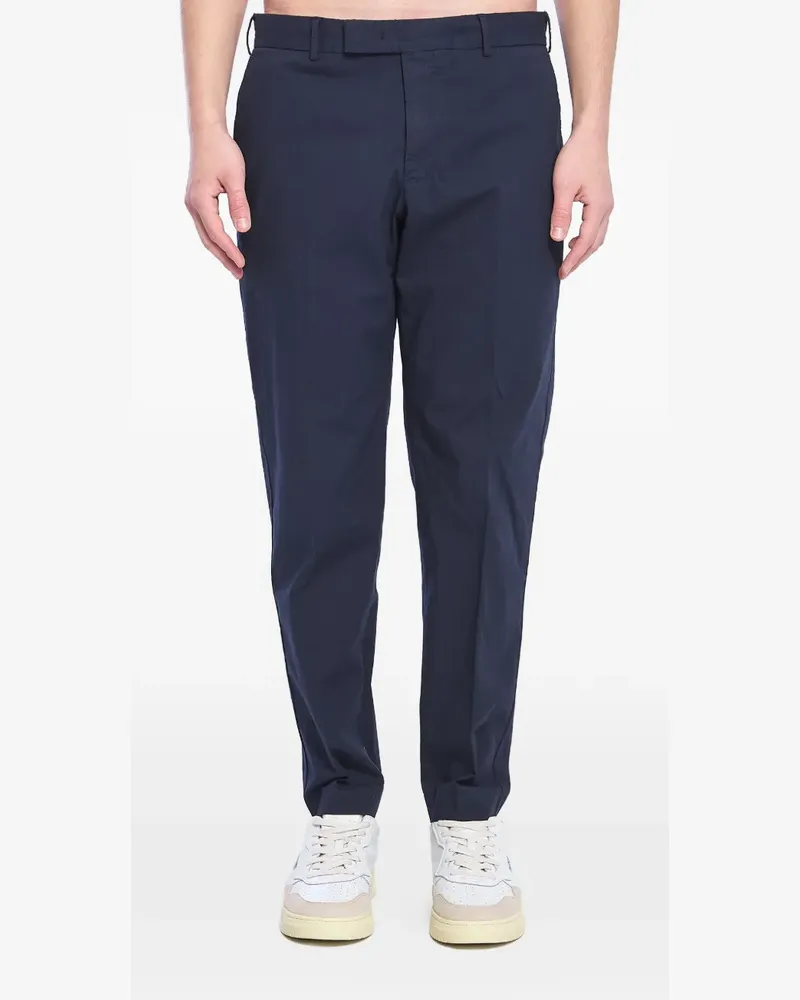 PT TORINO Belt Loops Hose mit Bügelfalten - Blau Blau