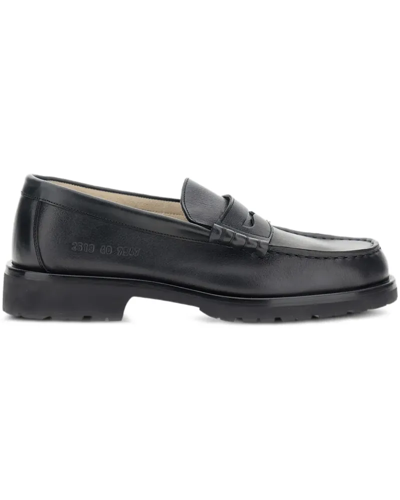 Common Projects penny leather loafers - Schwarz Schwarz
