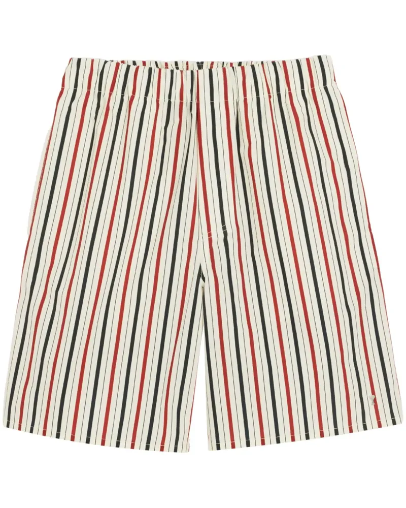 AMI Paris Kurze La Plage Ami Shorts mit Print - Nude Nude