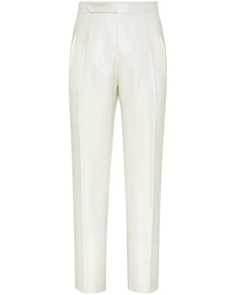 Brunello Cucinelli Hose mit Bundfalten - Nude Nude
